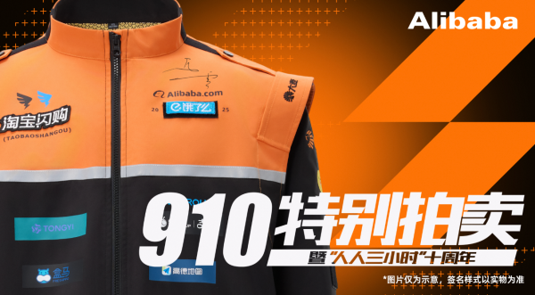 倍加网配资 阿里公益拍卖 102 套马云签名版骑士制服, 面向在职正式员工