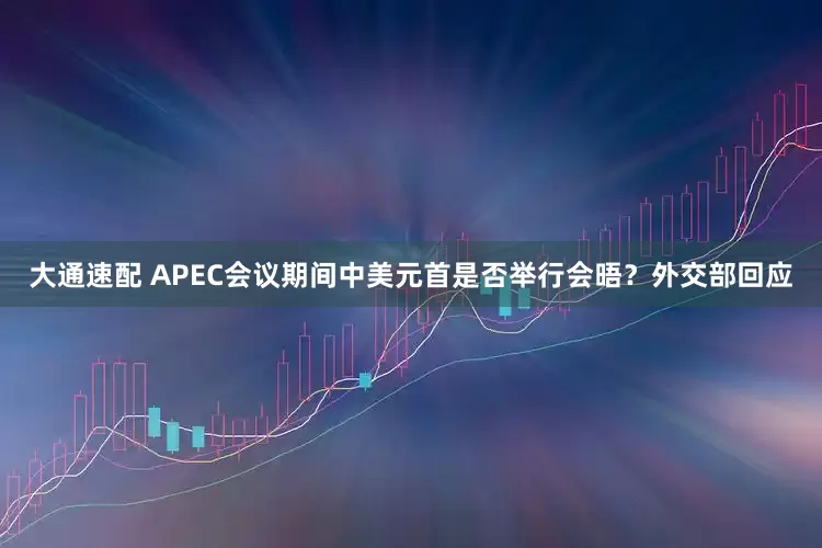 大通速配 APEC会议期间中美元首是否举行会晤？外交部回应