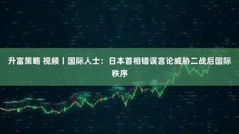升富策略 视频丨国际人士：日本首相错误言论威胁二战后国际秩序